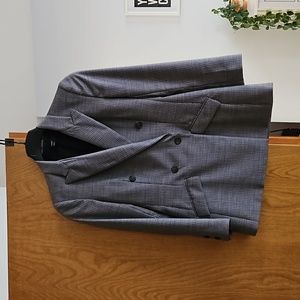 J. Crew Houndstooth Double Breasted Blazer